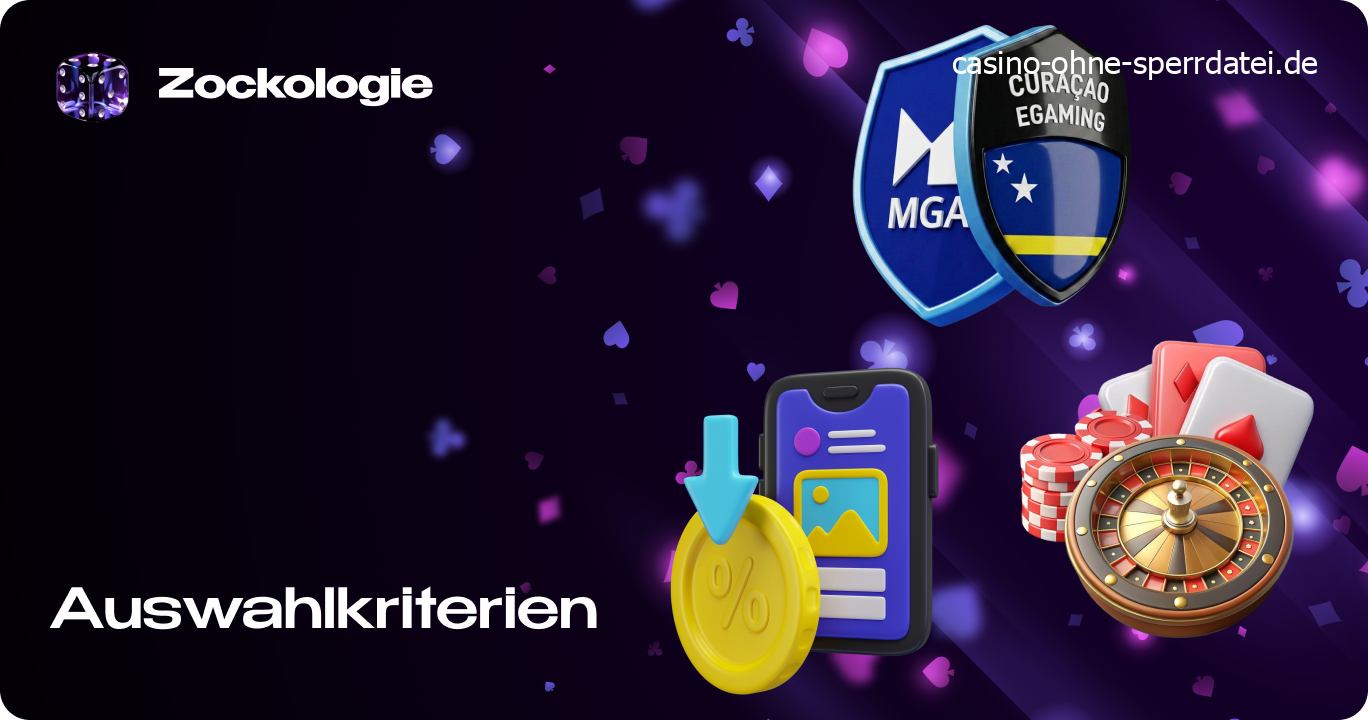 Checkliste mit wichtigen Auswahlkriterien wie Lizenzierung, Spielauswahl und deutschem Kundensupport