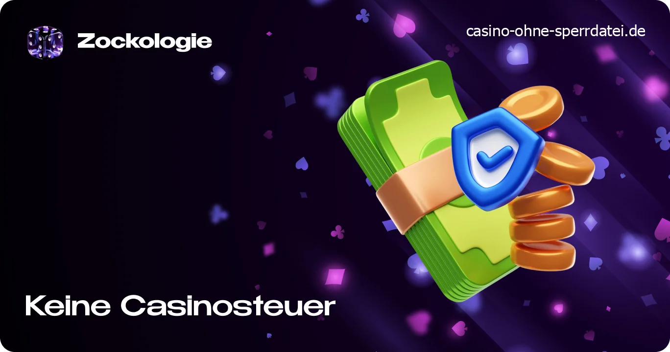 Vergleichsgrafik der Auszahlungsquoten (RTP) zwischen Casinos mit und ohne deutsche Casinosteuer.