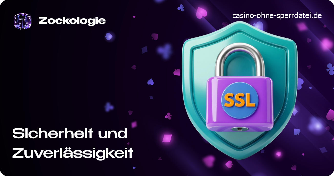 Sicherheitssymbole wie ein geschlossenes Vorhängeschloss für SSL-Verschlüsselung und aktiven Datenschutz.