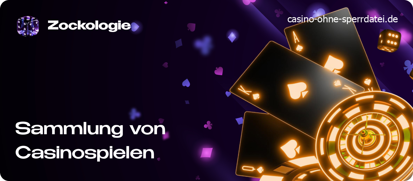 Bunte Casino-Lobby mit einer unbegrenzten Auswahl an modernen Spielautomaten und Live-Tischen.