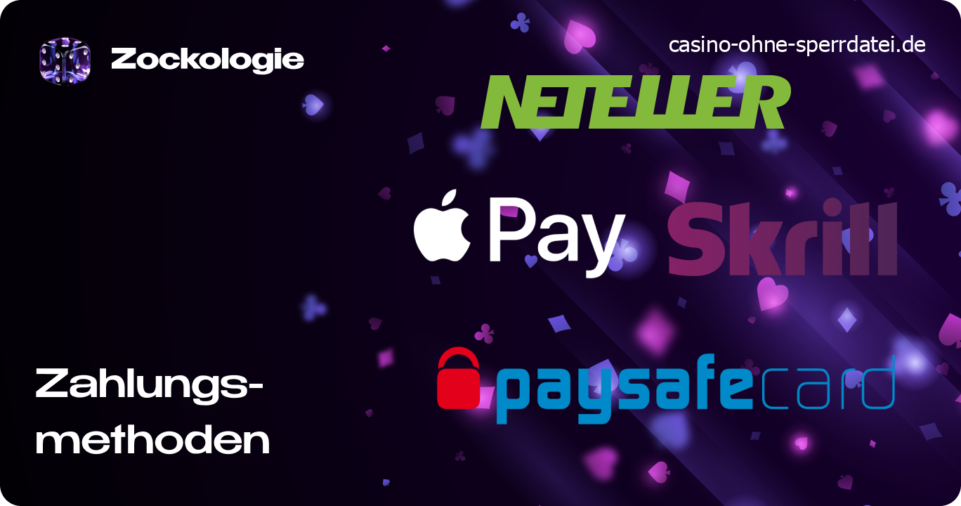 Icons gängiger Zahlungsmittel einschließlich Kreditkarten, E-Wallets und Kryptowährungen im Kassenbereich.